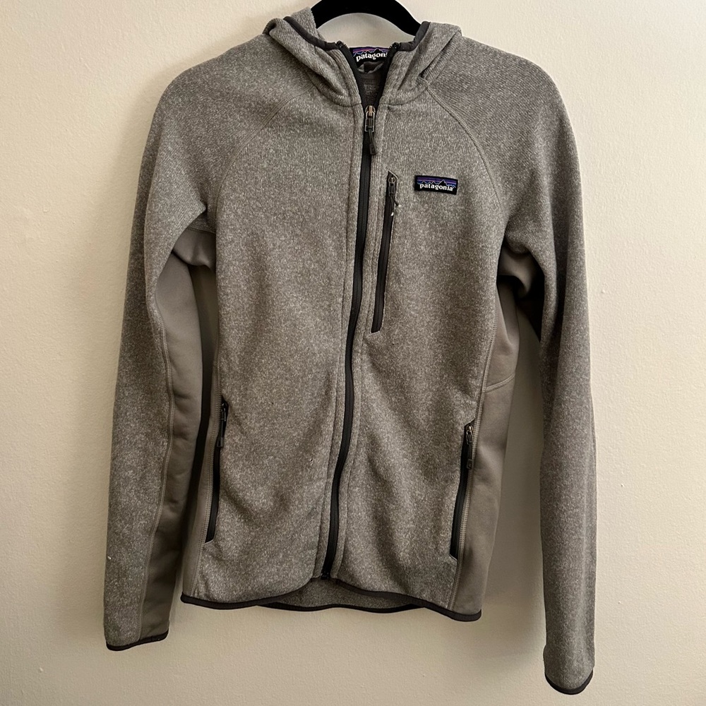 Patagonia Men’s Gray Zip Up Hoodie Jacket
